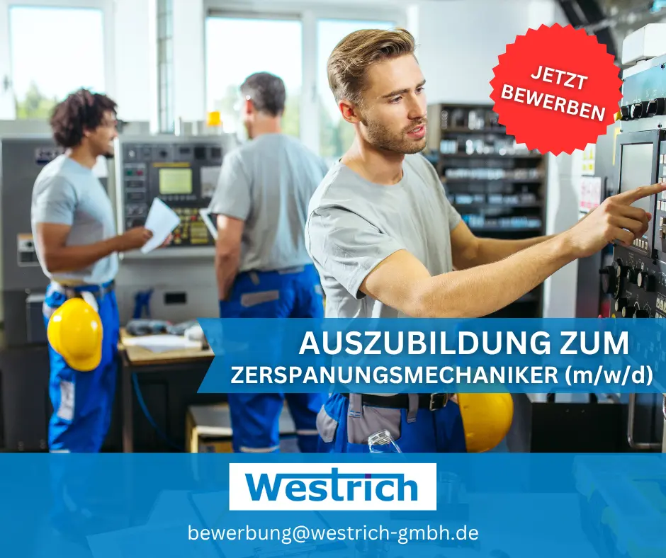 Ausbildung zum Zerspanungsmechaniker (m/w/d)
